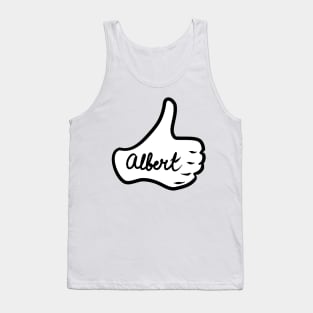 Men name Albert Tank Top